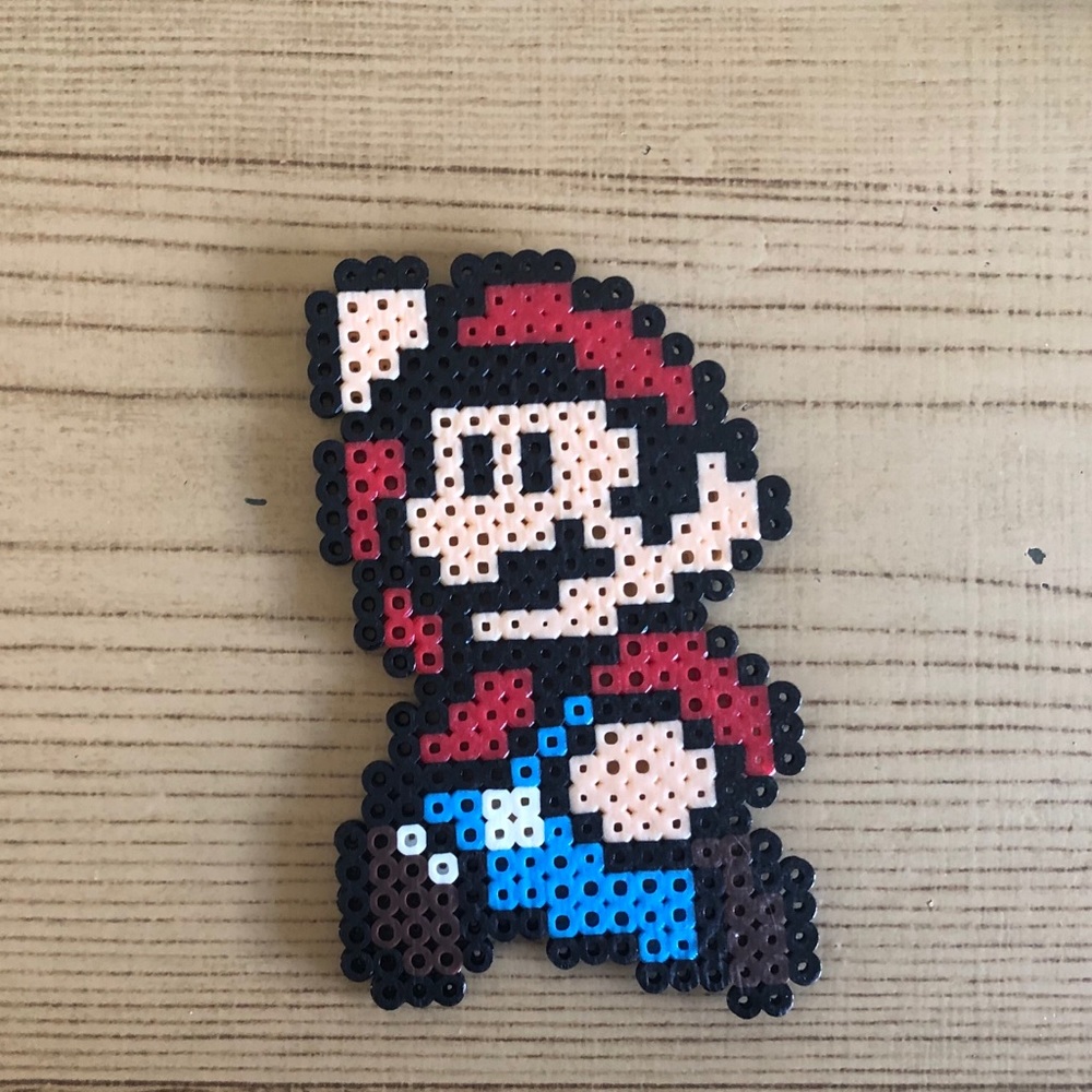 Its a Mario perler !